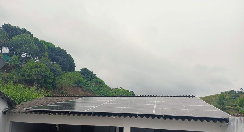Usina solar instalada pela Recel: residencial, Amaraji-PE