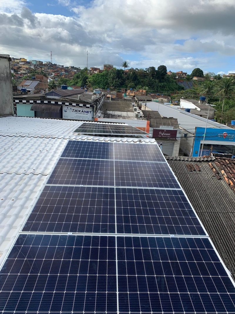 Usina solar instalada pela Recel: residencial, Escada-PE